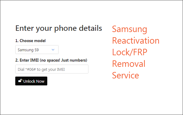 Samsung Reactivation Lock/FRP Removal Service is one of the top FRP Bypass APKs for Android.