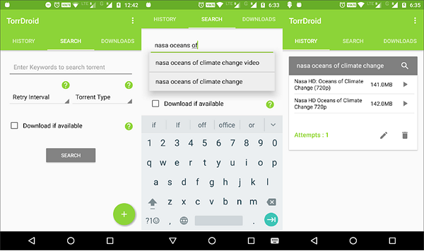 TorrDroid is one of the best Torrent Apps and Downloaders for Android.