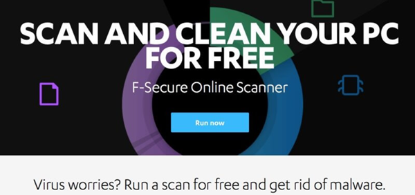 F-Secure Scanner is one of the top best Online Free Virus Scanners.