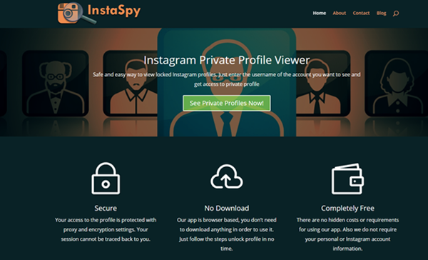 Using Insta Spyto view private Instagram Profiles secretly.