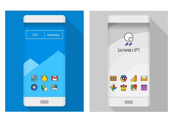 Top 11 Icon Packs for Android to customize the icons present