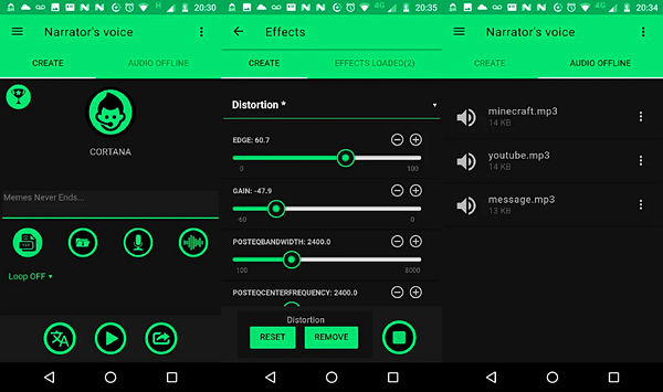 Narrator's Voice is one of the best Text to Speech Apps and Tools for Android.