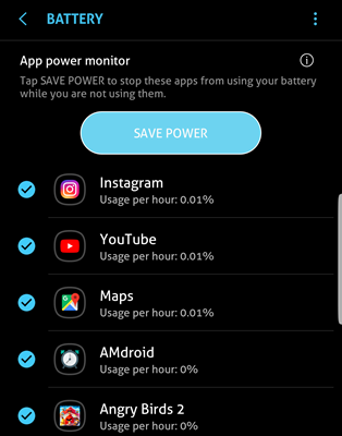Using Battery Optimization to Stop Apps Running in the Background on Android.