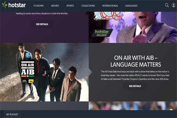 Hotstar is one of the popular Websites to Watch Indian Live Television.
