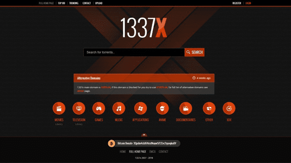 The 1337X torrent website contains all those torrent files which are premium and cannot be found easily.