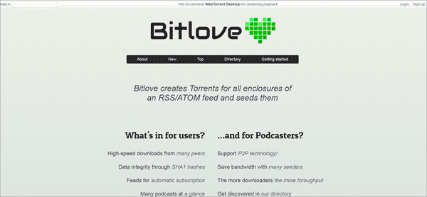Bitlove is one of the top best 1337X Alternative Torrent Websites.