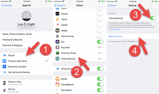 How to Create an iCloud Backup for iPhone.