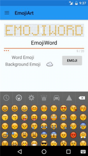 Emoji Art is one of the top WhatsApp emoticon apps for Android users.