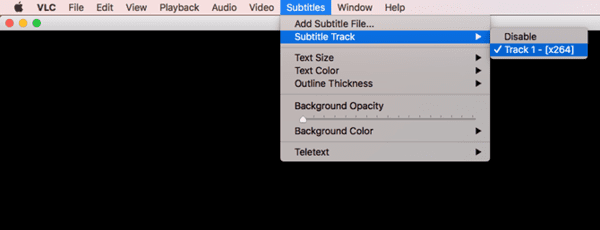 How to manually switch Subtitles tracks for a video.