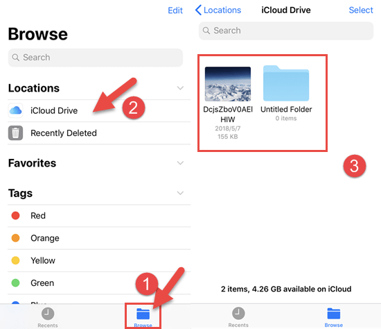 How to Access Files in iCloud Drive