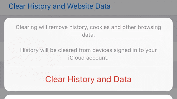Clear out the Safari’s Cookies and Data to Speed up your iPhone