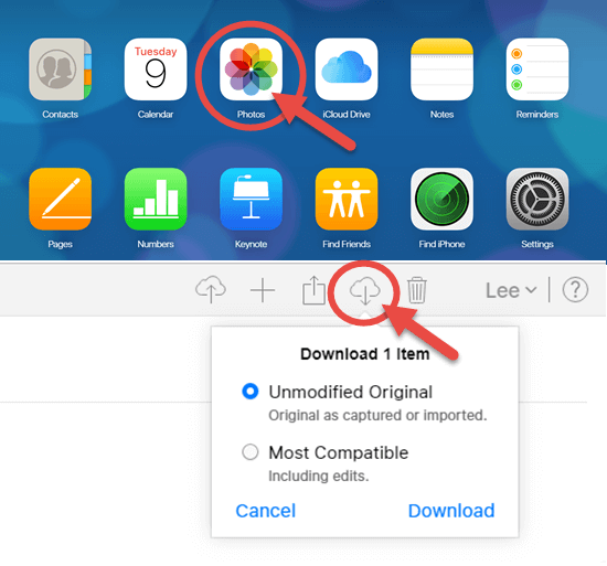 Download Pictures From Icloud To Pc Folder
