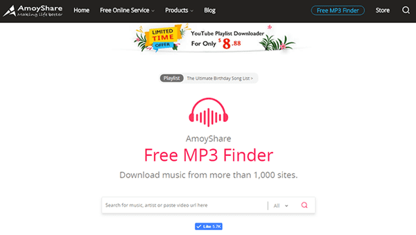 Using Free Mp3 Finder to download Hindi Mp3 songs. 