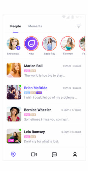 You can enjoy using the Mico app to chat with strangers on the iPhone as well as Android phones