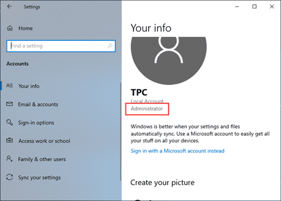 Restore File Missing after Windows 10 Update from Administrator Account