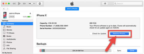 Restore Your iPhone to Factory Settings
