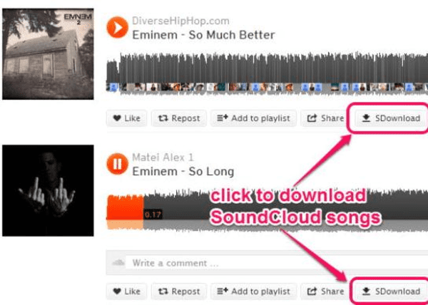 SDownload software is specially developed for the Sound Cloud.