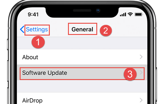 Update Your iOS to Fix iPhone Stuck in Headphone Mode