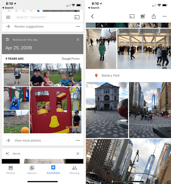 Google photos are an application where one can share and store the images.