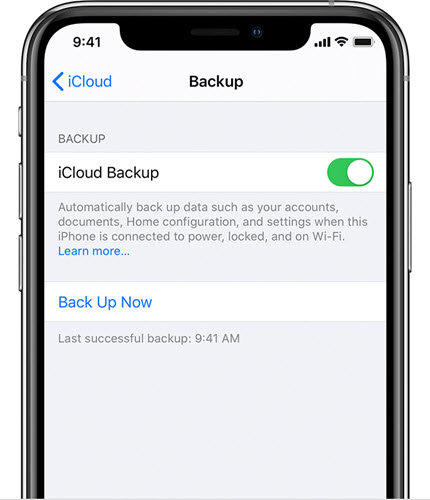 how to backup your iPhone with iCloud