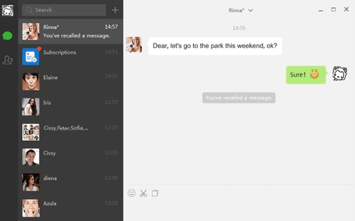 The Next best free group video chat application that can be used in PC is WeChat.