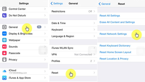 Reset Network Settings to Fix AirDrop Not Working on iPhone.