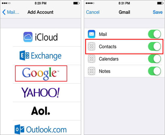How To Backup Google Contacts To Iphone