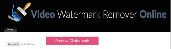 follow these steps to use this online watermark remover tool to erases the most rigid and strong watermarks in videos