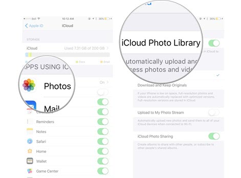 Enable iCloud Photo Library Again.