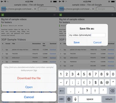 Just like Documents, MyMedia is a another file download manager for iOS devices.