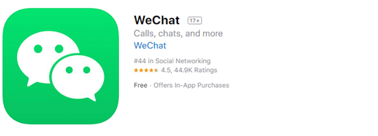 WeChat is one of the best choices. You can use text message, voice, video and stickers to keep in touch with your family and friends.
