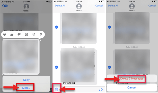How to Delete iMessage History on iPhone