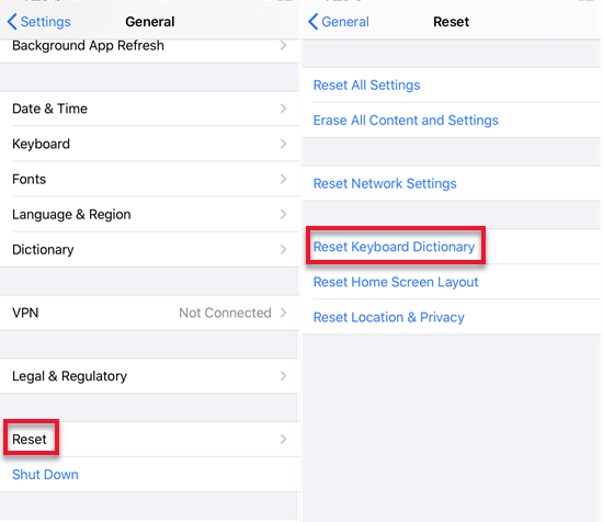 How to Delete Keyboard History on iPhone