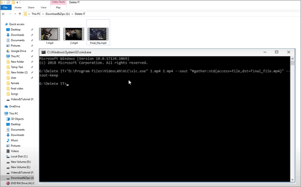 However, combining videos in VLC is not as easy as cutting video in VLC.