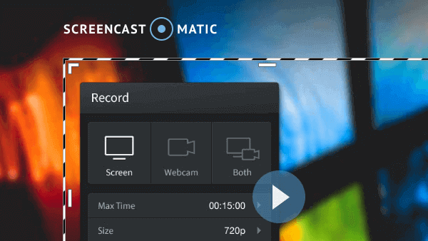 Screencast-O-Matic is an online screen recorder that supports screen recording, video editing, to video hosting and sharing.